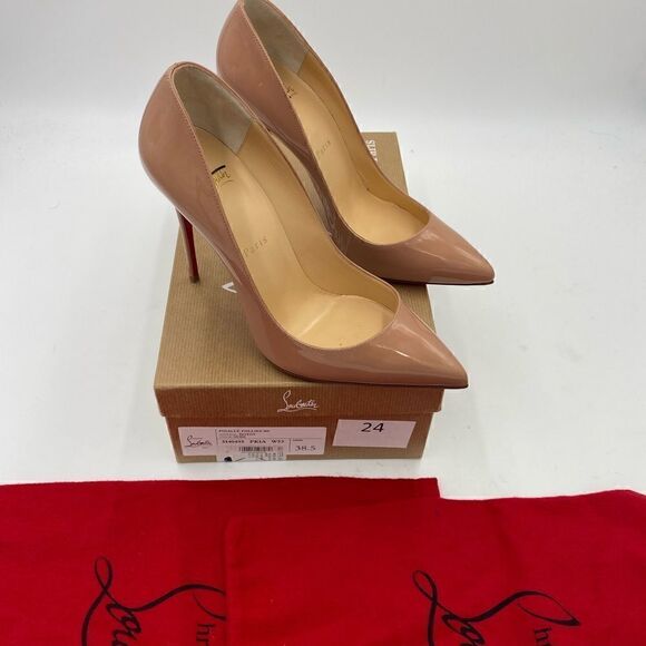 SOLD!!!!    Women’s Christian Louboutin Pigalle Follies size 38.5 made in Italy - Picture 1 of 8